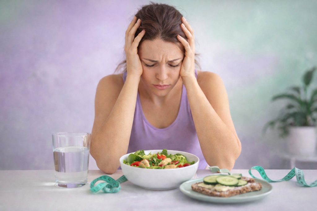 dieta genérica, sin resultados, frustración, comer sano.