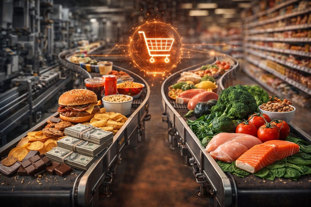 Por qué los alimentos procesados son más baratos que los alimentos frescos en el sistema alimentario actua